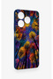 Realme C63 Compatible Colorful Sky Pattern Silicone Case - 3