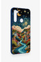 Redmi Note 8 Compatible Night Tale Patterned Silicone Case - 3