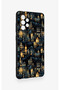 Samsung-A72 Compatible Night Tale Patterned Silicone Case - 3