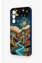 Samsung A54 Compatible Night Tale Patterned Silicone Case - 4