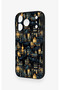iPhone 17 Pro Compatible Night Tale Patterned Silicone Case - 4