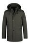 Men's Winter Khaki Coat with Hood, Bonded Fabric, Classic Fit - M005 - 2