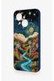 Tecno Spark Go1 Compatible Night Tale Patterned Silicone Case - 4