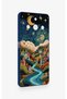 Realme 11 Pro Compatible Night Tale Patterned Silicone Case - 3