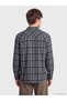 Men's relaxed fit plaid flannel shirt - 6