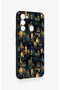 Tecno Spark 8C Compatible Night Tale Patterned Silicone Case - 3