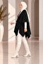 Women's Plus Size Comfortable Fit Knitwear Poncho - 2