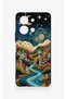 Vivo Y36 Compatible Night Tale Patterned Silicone Case - 2