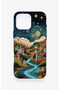 iPhone 16 Pro Max Compatible Night Tale Patterned Silicone Case - 2