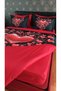 Bergüzel 5D Printed Cotton Double Duvet Cover Set with 6-Piece Fitted Sheets - 2