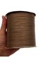 43B Number Coffee Color Angel Soft Raffia, Satin Raffia 100 Gr 200 Meters