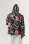 Butterfly Patterned Hooded Oversize Men's Shirt - 6