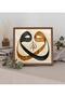One Piece Real Wooden Framed Decor Table Square