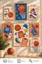7-Piece Frame-Looking Modern Painting Set |   Children's Room - Sports Themed |   Living Room, Office, Kitchen and Study Room Wall Decor