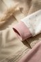 Mia Cherry Baby Set - 3-Piece Cotton Cherry Embroidered Polka Dot Cardigan, Bodysuit and Pants Set - Powder - 6