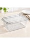 10 Pcs 1000 Cc Leak-Proof Flat Lid Transparent Pet Food Container Salad Appetizer Yogurt Takeaway Container - 5
