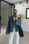 Premium Blue Tencel Denim Jacket - 5
