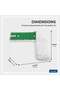 Rapido Microfiber Mop Head Refill | Flat Mop Pad | Streak-Free | Washable | 60 cm | Green - 3