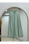Gülcemal Drawstring Skirt Trousers-By5000 Green - 2