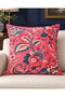 Indian Inspired Bohemian Ethnic Elephant and Shawl Patterned Digital Printed Set of 4 Gift Throw Pillow Covers - 6