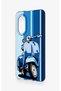 Huawei Nova 9Se Compatible Blue Scooter Patterned Silicone Case - 4