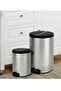 Stainless Steel Pedal Bin | Trash Can for Kitchen, Bathroom and Office | 12 Liter, Silver - 6