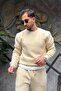 Crew Neck 3 Thread Raster Long Sleeve Regular Fit Sweatshirt Sun472 - 2