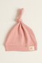 Unisex Baby Pumpkin Arma Detailed 0-6 Months 100% Cotton Interlock Knotted Beanie