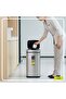 Fingerprint Proof Stainless Steel Open Top Trash Bin | 28 Liter, Silver - 4