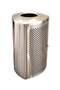 Commercial Brushed Stainless Steel Trash Bin with Removable Inner Bucket | 80 Liter, Beige - 2