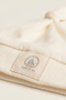 İnterlok Travel by Sea Sailing Emblem Top-Tie Knotted 0-6 Months 100% Cotton Baby Beanie Hat 0-6 Months - 3