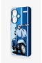 Redmi Note 13 Pro Plus Compatible Blue Scooter Patterned Silicone Case - 4
