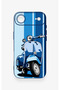 حافظة سيليكون بنمط سكوتر أزرق متوافقة مع iPhone 17 Air - 2