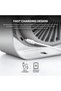 PAC4 Portable Handheld Fan, LCD Display, 3000RPM, 120 Speed Levels, Low Noise, 3H Battery Life, USB-C, Gray - 7