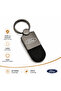 Car Keychain with Logo Glossy Metallic, Reversible Logo, 9cm X 2.5cm, Gift Ford Auto Keychain