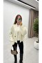 Double Breasted Collar Buttoned Cardigan - 4