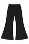 19010-26 Girls' Wide Leg Pants, White Heart Detail, Elastic and Lace-Up Waist, 2 Yarns, 3-8 Years - 5