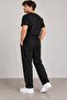 Erkek Siyah Rahat Pantalon - 3