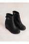 Garbus Black Wedge Heeled Women's Boots - 4