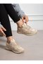 Elvi̇a Cream Women's Sneakers