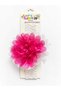 Baby Girl Flowered Flexible Knitted Hair Band - Bandana - 2