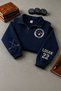 Off Campus Briar Logan 22 Half Zipper Oversize 3 Thread Sweatshirt