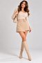 Women's High Waist Belt Detailed Mini Shorts Skirt Cty-Abr-0041 - 3
