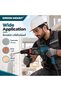 مثقاب دوار GREEN MOUNT، مثقاب خرساني بثلاثة أوضاع SDS Plus مع دوران 360 درجة °   مقبض مع نظام تغيير سريع للأدوات - 2