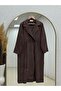Mahidevran Waist Drawstring Double Button Cap-Ek1123 Brown - 2