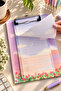 Landscape Patterned Secretary's Notepad 15X22 cm – 38 Sheets Lined Notepad - 2