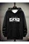 Design Printed Cotton 3 Thread Threaded Oversize Sweatshirt