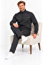 Men's Zippered Compact Combed Cotton Two-Thread Tracksuit Set 2101 - 3