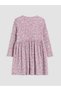 Alita City Lcw Kids Pink Floral Girl's Dress with a Difference - 2