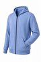 Moxy Unisex Zippered Hooded Two-Thread Raster Sweatshirt Comfortable Fit Basic Cardigan with Kangaroo Pocket - 2